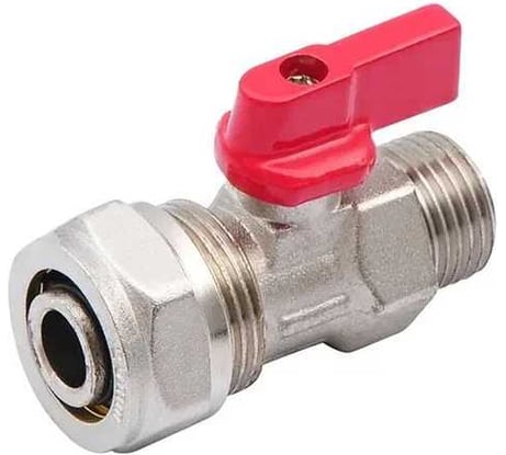 Шаровой кран SMT 1/2"Mх20, для м/п трубы, бабочка 2021N0420