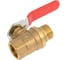 Шаровой кран SMT 1/2"МхF, красная ручка, латунь 521H6604R 1