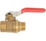 Шаровой кран SMT 1/2"МхF, красная ручка, латунь 521H6604R 3