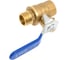 Шаровой кран SMT 1/2"МхF, синяя ручка, латунь 521H6604B 2