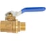 Шаровой кран SMT 1/2"МхF, синяя ручка, латунь 521H6604B 3