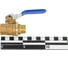 Шаровой кран SMT 1/2"МхF, синяя ручка, латунь 521H6604B 4