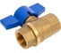 Шаровой кран SMT 1/2"FхF, синяя бабочка, латунь 522H6604BB 1
