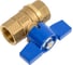Шаровой кран SMT 1/2"FхF, синяя бабочка, латунь 522H6604BB 2