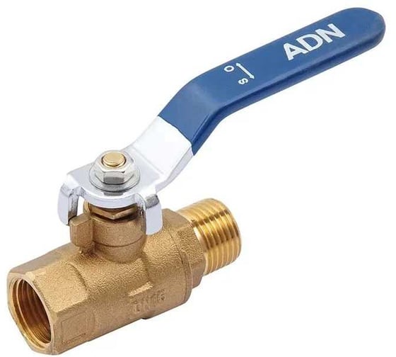 Шаровой кран SMT ADN 1/2" MхF, синяя ручка 561H6604B 1