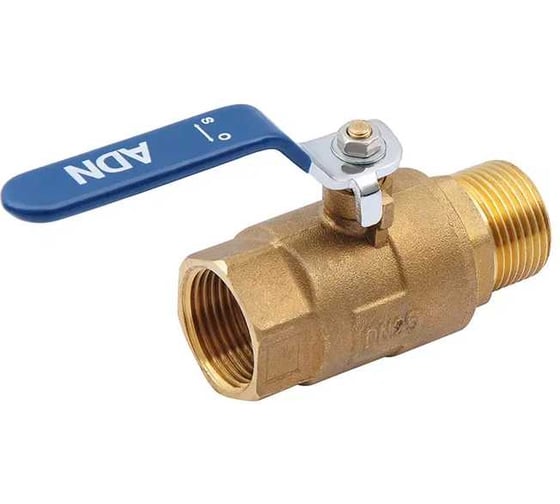 Шаровой кран SMT ADN 1" МхF, синяя ручка 561H6610B