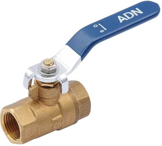 Шаровой кран SMT ADN 1/2" FхF, синяя ручка 560H6604B 1