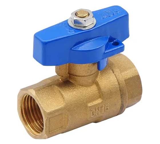 Шаровой кран SMT ADN 1/2" внутренняя резьба, синяя бабочка 562H6604BB