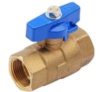 Шаровой кран SMT ADN 3/4" FхF, синяя бабочка 562H6605BB