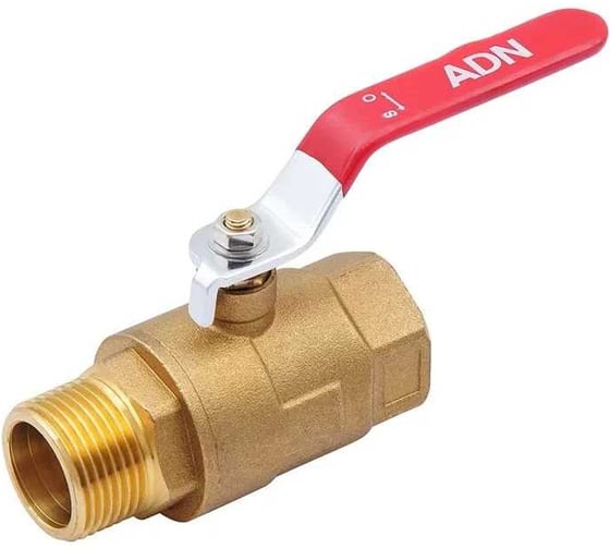 Шаровой кран SMT ADN 1" МхF, красная ручка 561H6610R 1