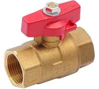 Шаровой кран SMT ADN 3/4" FхF, красная бабочка 562H6605RB