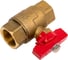 Шаровой кран SMT ADN 3/4" FхF, красная бабочка 562H6605RB 3