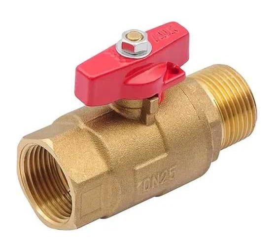 Шаровой кран SMT ADN 1" МхF, красная бабочка 563H6610RB