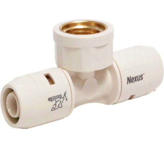 Тройник SMT SharkBite NEXUS T20х1/2Fх20, цанга-внутренняя резьба-цанга SN03201220FB