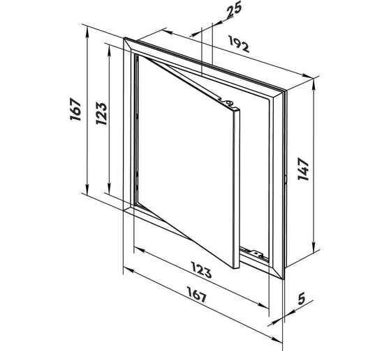 Дверца Zernberg Porta 1515 Brown 10412011