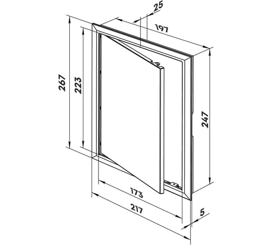 Дверца Zernberg Porta 2025 (P/S) 10244531