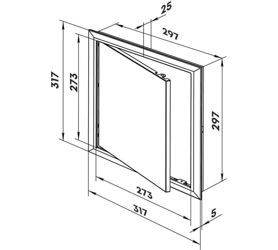 Дверца Zernberg Porta 3030 (P/S) 10244591