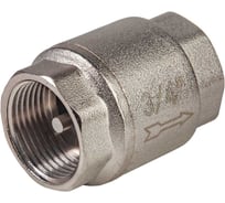 Клапан обратный с латунным золотником KROMWELL 3/4, никелированный KW.502.05