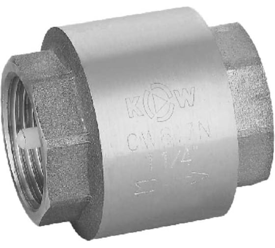 Клапан обратный с латунным золотником KROMWELL 3/4, никелированный KW.502.05 1