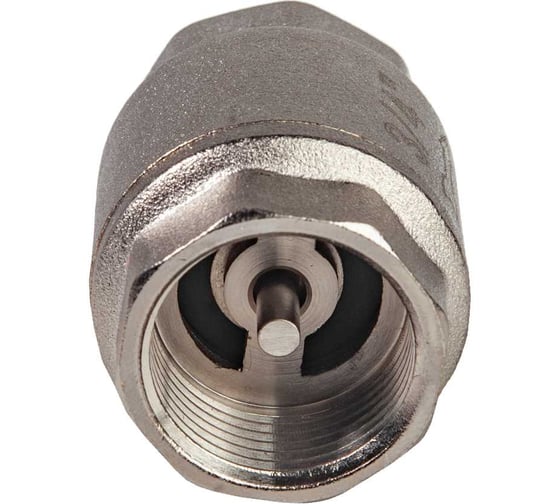 Клапан обратный с латунным золотником KROMWELL 3/4, никелированный KW.502.05