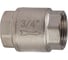 Клапан обратный с латунным золотником KROMWELL 3/4, никелированный KW.502.05 2