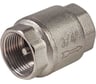 Клапан обратный с латунным золотником KROMWELL 3/4, никелированный KW.502.05