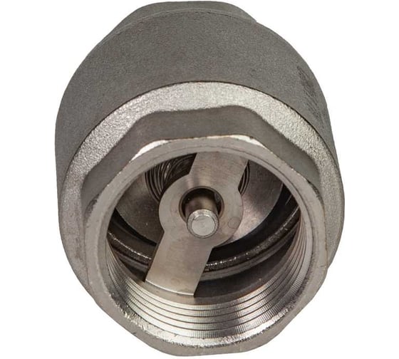 Клапан обратный с латунным золотником KROMWELL 1/2, никелированный KW.502.04