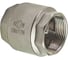 Клапан обратный с латунным золотником KROMWELL 1, никелированный KW.502.06 2