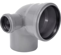Отвод внутренней канализации ТЕВО ПП 110 87,5 с выходом 50 левый 013021301