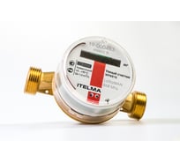 Счетчик горячей воды ITELMA (Ду=15мм, L=80мм, Qном=1,5 м3/ч, с накладным модулем LoRaWAN) WFW25.D080-3-B-L-LW1-IP54