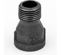 Переход AV Engineering 1"х1/2" вн.-нар., чугун черный AVEC471000112