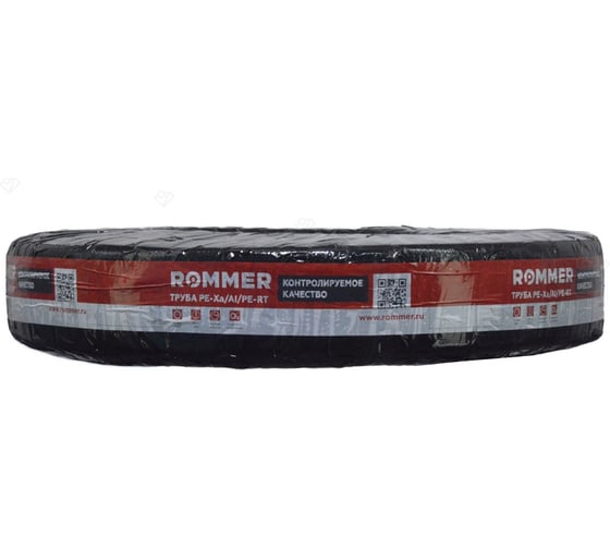 Труба стабильная ROMMER 16.2х2.6 мм, PE-Xa/Al/PE-RT, бухта 100 м, серая RPS-0001-001626 RG0093GMF1BTQ2