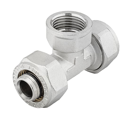 Тройник обжимной PROFACTOR ц/в/ц, 20 х 1/2 х 20 PF PF 452