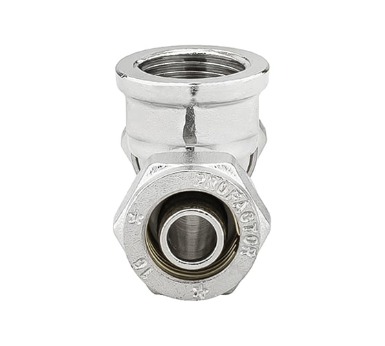 Тройник обжимной PROFACTOR ц/в/ц, 16 х 1/2 х 16 PF PF 450