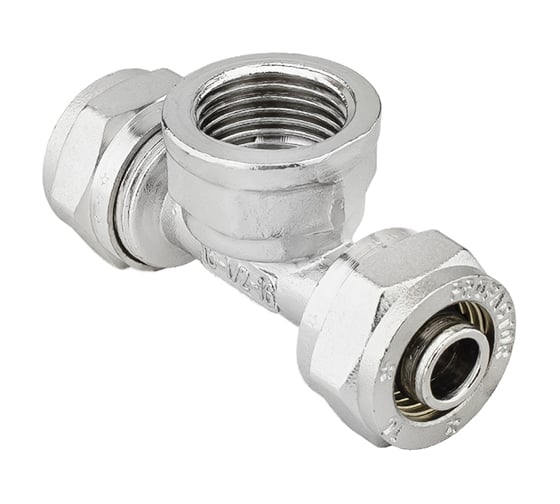 Тройник обжимной PROFACTOR ц/в/ц, 16 х 1/2 х 16 PF PF 450