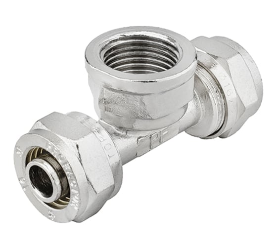 Тройник обжимной PROFACTOR ц/в/ц, 16 х 1/2 х 16 PF PF 450
