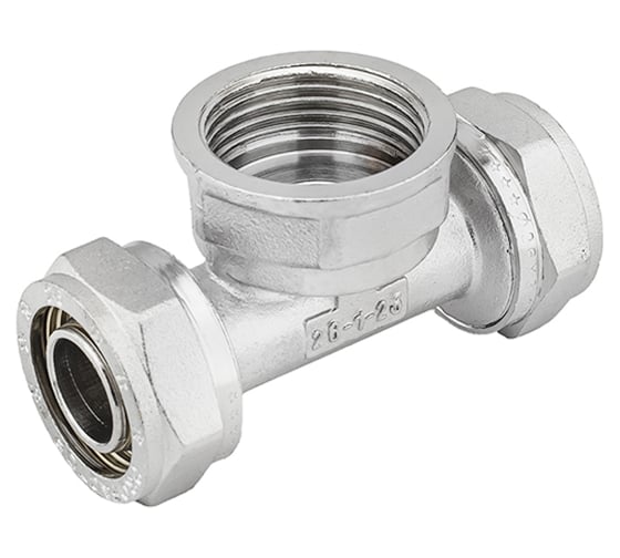 Тройник обжимной PROFACTOR ц/в/ц, 26 х 1 х 26 PF PF 455