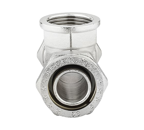 Тройник обжимной PROFACTOR ц/в/ц, 32 х 1 х 32 PF PF 456