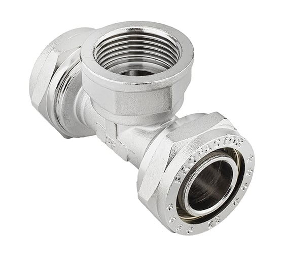 Тройник обжимной PROFACTOR ц/в/ц, 32 х 1 х 32 PF PF 456