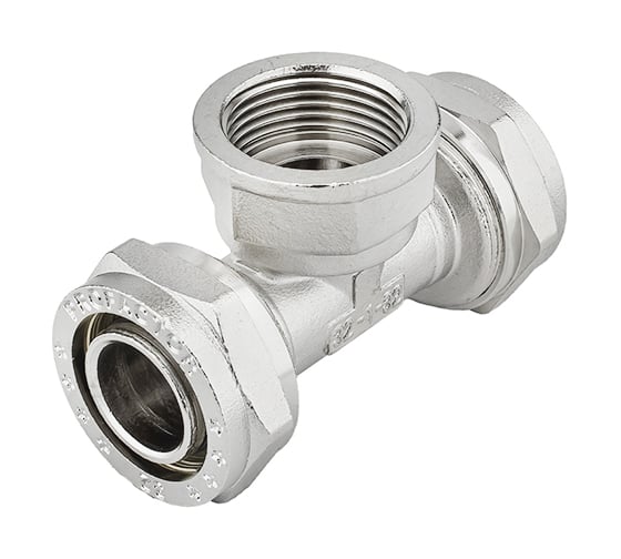 Тройник обжимной PROFACTOR ц/в/ц, 32 х 1 х 32 PF PF 456