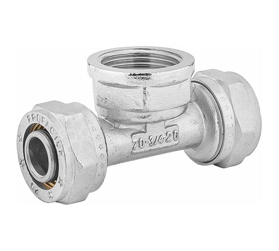 Тройник обжимной PROFACTOR ц/в/ц 20 х 3/4 х 20 PF PF 453