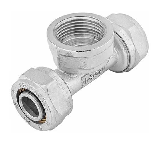 Тройник обжимной PROFACTOR ц/в/ц 20 х 3/4 х 20 PF PF 453