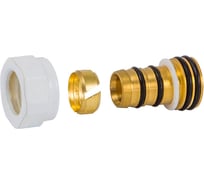 Резьбовое соединение SCHLOSSER для пластиковых труб GW 22x1.5x16x2 белое 602600005