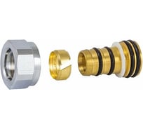 Резьбовое соединение SCHLOSSER для пластиковых труб GW 22x1.5x16x2 хром 602600006