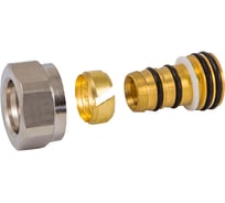 Резьбовое соединение SCHLOSSER для пластиковых труб никелированное GW 22x1.5x16x2 602600003