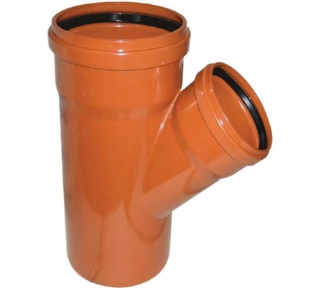 Тройник ПОЛИТЭК 160x110/45 градусов 160011045