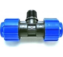 Тройник с наружной резьбой Политэк 50х1 1/4х50 ТПК-АКВА 51511450