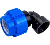 Отвод с внутренней резьбой Политэк 50х1 1/2 ТПК-АКВА 50025112