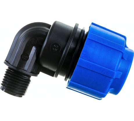 Отвод с наружной резьбой Политэк 25х1/2 ТПК-АКВА 50012512