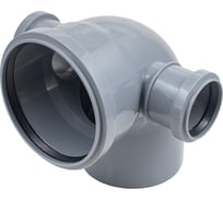 Отвод Политэк 110х90 град. с выходом 50 левый+правый 34541050Л 300111050ЛП